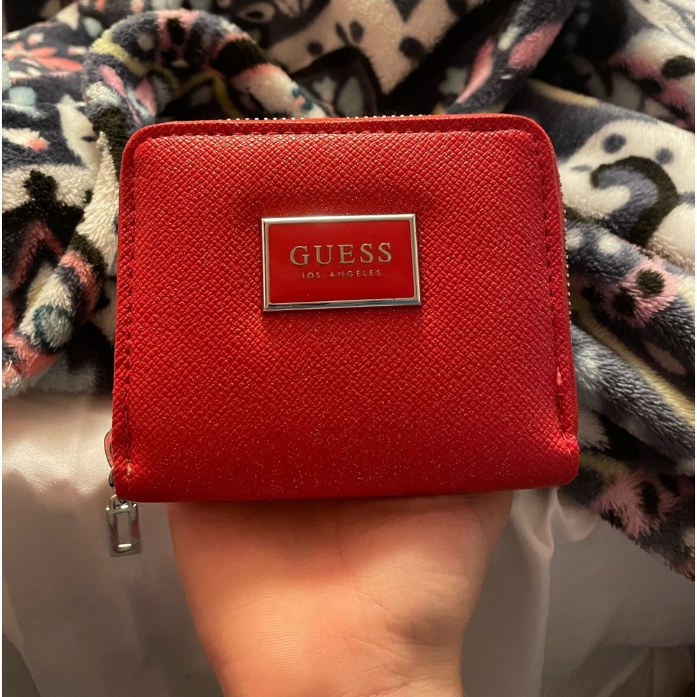 GUESS Los Angeles Red Wallet